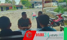 Pererat Silaturahmi, Babinsa Komsos Bersama Warga Desa Pegagan Julu I