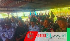 Wujud Kepedulian Danramil 01/Sbl Hadiri Acara Pemakaman Kepala Desa