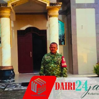 Babinsa Koramil 01/Sbl Amankan Ibadah Minggu di Gereja Sumbul