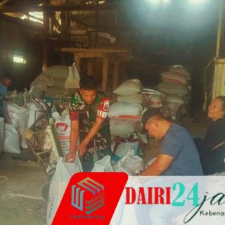 Pastikan Stok Gabah Aman, Babinsa Aktif Pantau Kilang Padi di Wilayah Binaan