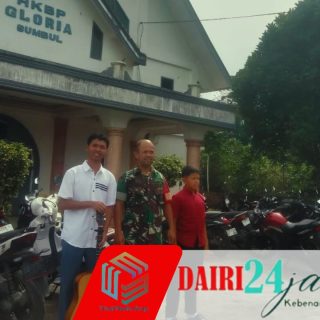 Berikan Rasa Aman, Babinsa Laksanakan Pengamanan Ibadah di Gereja