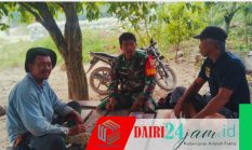 Babinsa Koramil 05/TP Serma S. Umri Gelar Komsos dengan Masyarakat Desa Lau Njuhar I