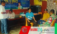 Babinsa Koramil 05/TP Serma Supriadi Hutasoit Silaturahmi ke Kantor Desa Pasir Tengah