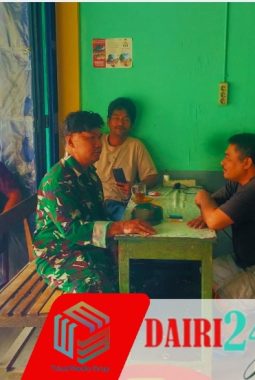 Babinsa Koramil 05/TP Sertu Hasanadi Laksanakan Komsos di Desa Balan Dua
