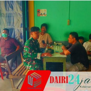 Babinsa Koramil 05/TP Sertu Hasanadi Laksanakan Komsos di Desa Balan Dua