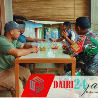 Babinsa Koramil 05/TP Laksanakan Komsos bersama Masyarakat Desa Lau Primbon