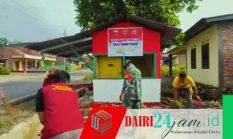 Babinsa Koramil 05/TP Sertu Warpadli Gotong Royong Bersama Warga Desa Suka Dame
