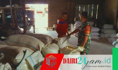 Cek Stok Gabah, Babinsa Aktif Sambagi Kilang Padi