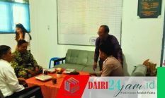 Pererat silaturahmi Babinsa Koramil 01/Sumbul Anjangsana ke SMA N 1 Silahisabungan