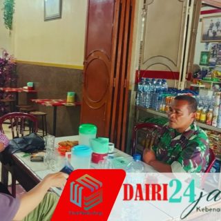 Pererat Silaturahmi, Babinsa Komsos dengan Warga di Sumbul
