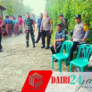 Babinsa dan Bhabinkamtibmas Kawal Pemilihan PAW Desa Tanjung saluksuk