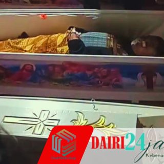 Kecelakaan Beruntun Sibolangit, Tiga Jenazah Warga Dairi Tiba di Rumah Duka Gunung Gajah