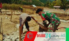 Babinsa Koramil 05/TP Bantu Masyarakat dan Jalin Kebersamaan di Desa Lau Njuhar