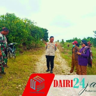 Sinergitas Babinsa bersama Kepala Desa dan Bhabinkamtibmas Pantau Keamanan Desa