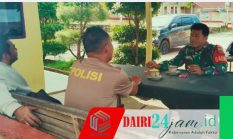 Pererat Sinergitas, Babinsa Koramil 05/TP Ngopi Santai Bersama Polsek Kutabuluh