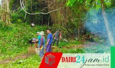 Jaga Kebersihan dan Kesehatan, Babinsa Koramil 05/TP Gotong Royong Bersihkan Sumber Air di Desa Kuta Buluh