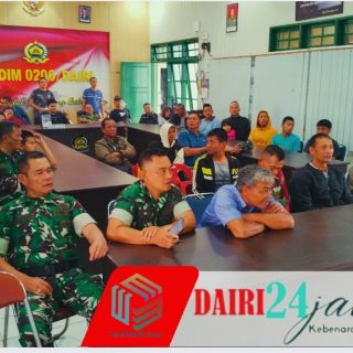 Semarak FIFA World Cup 2026, Kodim 0206/Dairi Gelar Nobar Argentina vs Tanjung Verde Bersama Masyarakat