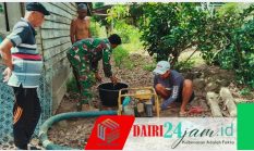 Peduli Kesulitan Warga, Babinsa Koramil 05/TP Serma S. Umri Bantu Atasi Masalah Pengairan di Desa Kuta Lau Njuhar I