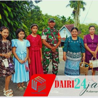 BABINSA KORAMIL 05/TP SILATURAHMI DENGAN WARGA DI GEREJA GBKP SUKA DAME TANAH PINEM