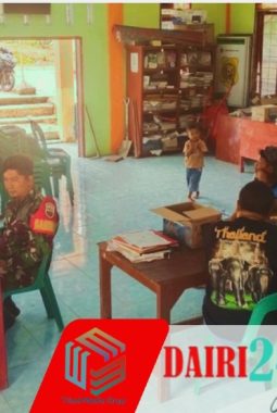 BABINSA KORAMIL 05/TP PERKUAT SINERGITAS DENGAN PEMDES KUTA BULUH LEWAT KOMSOS