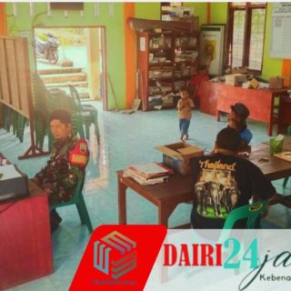 BABINSA KORAMIL 05/TP PERKUAT SINERGITAS DENGAN PEMDES KUTA BULUH LEWAT KOMSOS