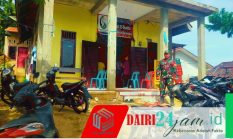 Babinsa Koramil 05/ TP, Laksanakan Pengamanan Ibadah Minggu Di Desa Balan Dua