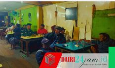 PERERAT KEMANUNGGALAN TNI-RAKYAT, BABINSA KORAMIL 05/TANAH PINEM GELAR NOBAR FINAL ARGENTINA VS SPANYOL