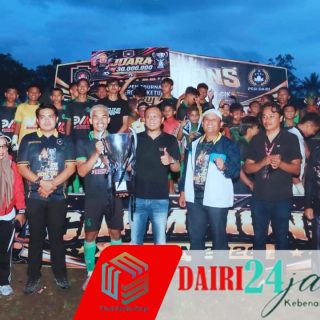 Wakil Bupati Dairi Hadiri Final Piala Bergilir Gema Sicike-Cike Cup II