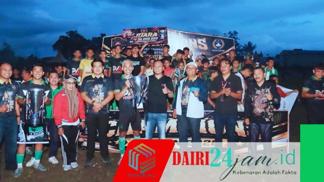 Wakil Bupati Dairi Hadiri Final Piala Bergilir Gema Sicike-Cike Cup II