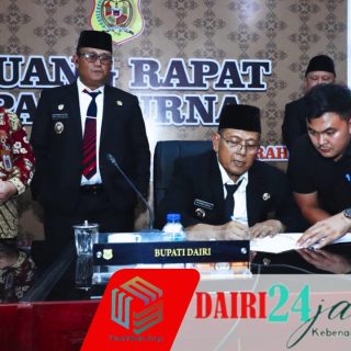 Bupati Dairi Dan DPRD Dairi Tandatangani Nota Kesepakatan Tentang Kebijakan Umum KUA dan PPAS APBD Tahun Anggaran 2027