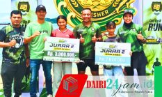Dua Siswi Asal Dairi Sabet Podium Fun Run HUT ke-68 Korem 023/Kawal Samudra