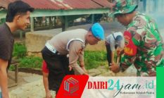 Sinergi TNI-Polri dan Warga: Serma S. Umri Pimpin Gotong Royong di Desa Kuta Buluh