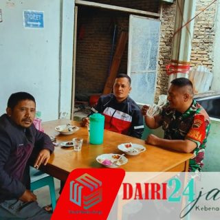 Pererat Keakraban, Babinsa Koramil 01/Sbl Laksanakan Komsos Dengan Warga di Desa Pegagan Julu I