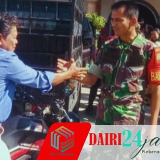 Babinsa Koramil 01/Sumbul Monitoring Dan Pengamanan Kegiatan Ibadah di Gereja HKBP Sumbul
