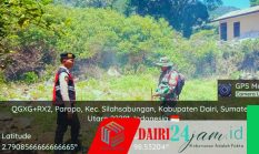 Antisipasi Karhutla, Babinsa Bersama Bhabinkabtibmas Gelar Patroli dan Sosialisasi di Desa Silalahi I
