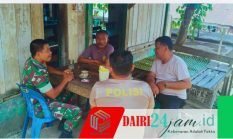 Sinergi TNI-Polri: Serma S. Umri Gelar Komsos Bersama Polsek Tanah Pinem di Desa Kutabuluh