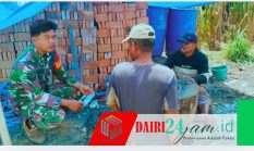 Babinsa Koramil 05/TP Perkuat Kemanunggalan TNI-Rakyat Melalui Komsos Humanis di Desa Renun