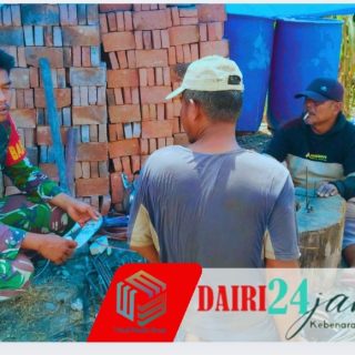 Babinsa Koramil 05/TP Perkuat Kemanunggalan TNI-Rakyat Melalui Komsos Humanis di Desa Renun