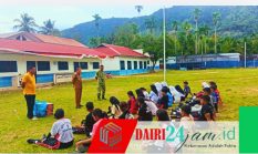 Sinergi TNI dan Pemerintah, Sertu Warpadli Bersama Camat Tanah Pinem Bakar Semangat Paskibra SMAN 1 Kutabuluh
