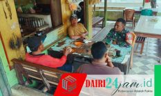 Pererat Kemanunggalan, Serda J. Ginting Gelar ‘Komsos Ngopi Bareng’ Bersama Warga Desa Kuta Buluh