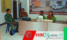 Mempererat Sinergitas Wilayah, Babinsa Koramil 05/TP Silaturahmi Bersama Sekcam dan Aparatur Kecamatan Tanah Pinem