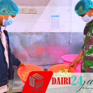 Babinsa Laksanakan Pemantauan Perindustrian dan Kwalitas Makanan  di Dapur MBG