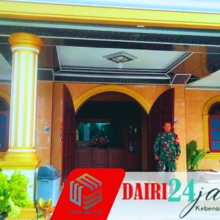 Babinsa Koramil 01/Sumbul Laksanakan Pengamanan Gereja Ibadah Minggu