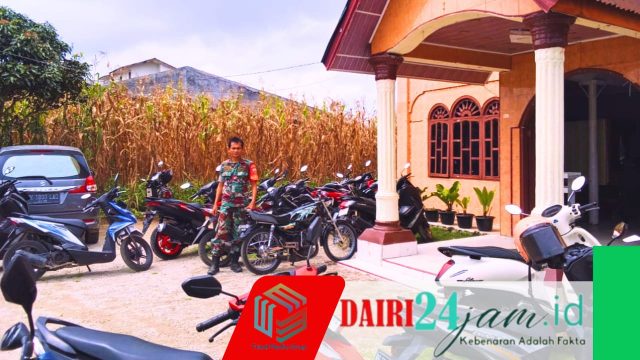 Pastikan Kenyamanan Pada Jemaat, Babinsa Laksanakan PAM di Gereja