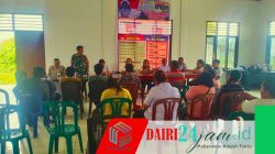 Babinsa Hadir Dalam Penetapan Calon BPD Anggota BPD 2026 Desa Tanjung Beringin I