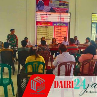 Babinsa Hadir Dalam Penetapan Calon BPD Anggota BPD 2026 Desa Tanjung Beringin I
