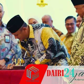Wakil Bupati Dairi Hadiri Rakor Penguatan Tata Kelola Pemerintahan dan Pencegahan Korupsi