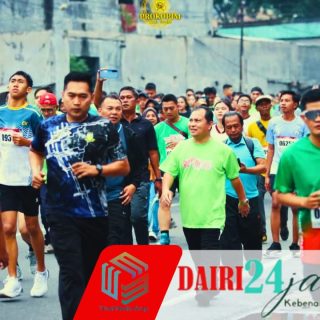 Semarak HUT ke-81 TNI! Pemkab Dairi Hadiri Fun Run 5K