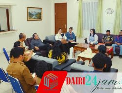 Bupati Dairi Terima Audiensi DPC Persatuan Intelegensia Kristen Indonesia Dairi