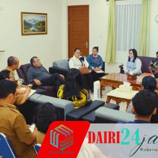 Bupati Dairi Terima Audiensi DPC Persatuan Intelegensia Kristen Indonesia Dairi